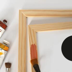 Ramka na zdjęcia 50x50 cm z drewna surowego sosnowa ramka DIY FRAMAI®