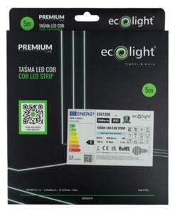 Taśma LED COB 480 24V hermetyczna 12W/m 1560lm/m 6000K IP67 5m Ecolight
