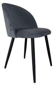 Krzesło COLIN czarna noga welurowe