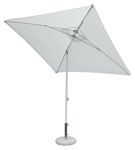 Parasol ogrodowy 2x2 m ze skadanym supkiem aluminiowym Tenerife – biay