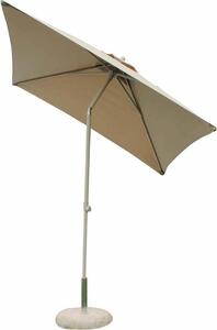 Parasol ogrodowy 2x2 m ze skadanym supkiem aluminiowym Tenerife – szary
