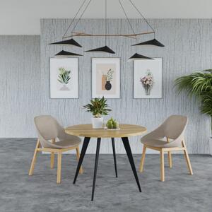 Stół loftowy okrągły Looma – do salonu i jadalni wypełni Twoje Loftowe wnętrze