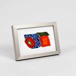 Ramka na zdjęcia 10x15 cm rama MDF ramki do zdjęć 15x10 cm kolor srebrny FRAMAI®