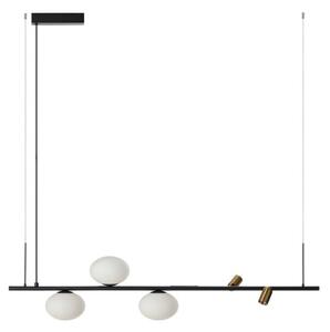 Lampa wisząca LED Azzardo Trasimeno 120 BK AZ5640 10W + G9 – nowoczesna, elegancka do salonu i jadalni