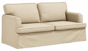 ModuÅowa kanapa kremowa z ergonomicznym designem do salonu i sypialni