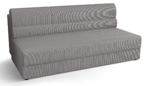 Szara sztruksowa sofa rozkładana E3-S67