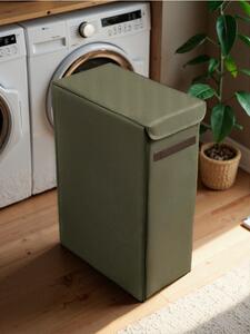 Sinsay - Kosz na pranie z pokrywką - khaki