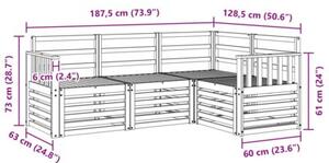Zestaw mebli ogrodowych z litego drewna akacjowego - nowoczesny design i trwałość