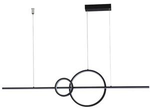 Lampa wisząca LED Azzardo SARA 35W czarna z 3-stopniowym ściemnianiem, nowoczesna AZ5259 BK