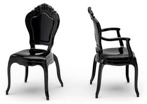 Krzesło KING czarne - poliwęglan