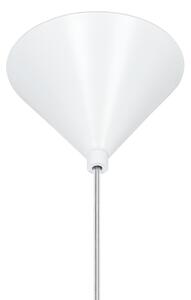 Lampa wisząca LUNA 110 biała - sznurek konopny