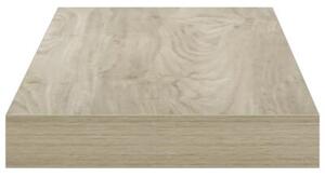 Półki ścienne, 2 szt., kolor dębowy, 50x23x3,8 cm, mdf