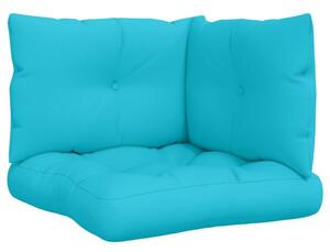 Poduszki na palety, 3 szt., turkusowe, tkanina oxford