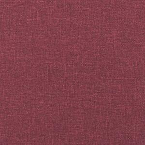 Sofa 3-osobowa z poduszkami, winna czerwieÅ, 180 cm, tkanina