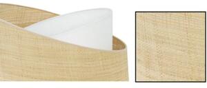 Lampa podłogowa trójnóg biały Light Home LH Rattan Skos 1xE27 45cm abażur biały/beżowy