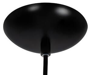 Lampa wisząca HALM 30 czarna - szkło, metal