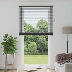 Elegancka Żaluzja wenecka srebrnoszara z pvc 213 x 110 cm