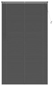 Elegancka Żaluzja wenecka srebrnoszara z pvc 213 x 110 cm