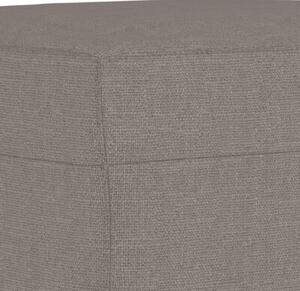Fotel z podnÃ³Å¼kiem, taupe, 60 cm, obity tkaninÄ