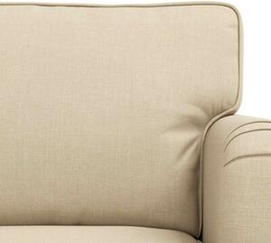 ModuÅowa sofa kremowa z ergonomicznym designem i stabilnÄ konstrukcjÄ