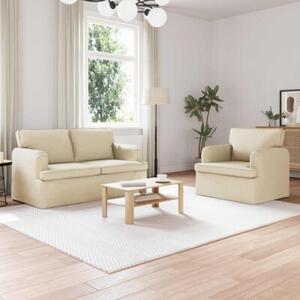 ModuÅowa sofa kremowa z ergonomicznym designem i stabilnÄ konstrukcjÄ