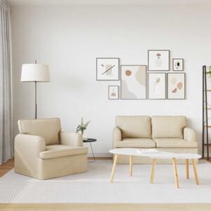 ModuÅowa sofa kremowa z ergonomicznym designem i stabilnÄ konstrukcjÄ