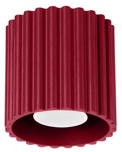 Burgundowa lampa ryflowana w loftowym stylu C3-P53