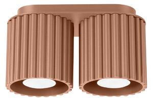 Nowoczesnay ryflowany plafon mocca G8-H87