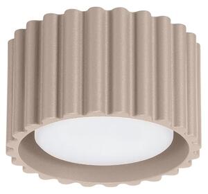 Minimalistyczny plafon sufitowy taupe F4-T14