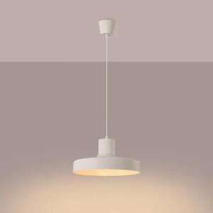 Beżowa industrialna lampa wisząca L2-E22