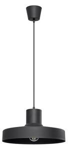 Czarna okrągła lampa wisząca L6-K26