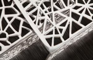 INVICTA zestaw stolików ABSTRACT srebrny - aluminium