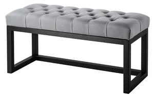 Ławka Pikowana Industrialna CLASSIC BLANCA - LOFT