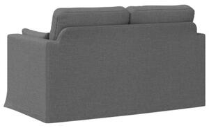 Nowoczesna ergonomiczna sofa ciemnoszara z metalowÄ ramÄ i moduÅowÄ konstrukcjÄ