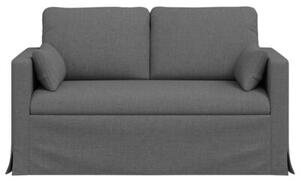 Nowoczesna ergonomiczna sofa ciemnoszara z metalowÄ ramÄ i moduÅowÄ konstrukcjÄ