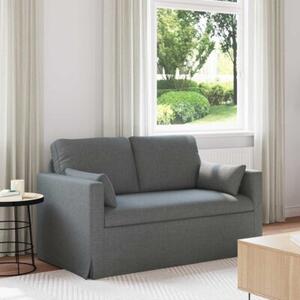 Nowoczesna ergonomiczna sofa ciemnoszara z metalowÄ ramÄ i moduÅowÄ konstrukcjÄ