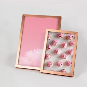Ramka na zdjęcia 15x21 cm rama MDF ramki do zdjęć 21x15 cm kolor miedziany FRAMAI®