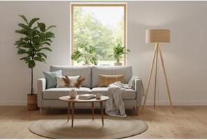 Lampa podłogowa trójnóg naturalny Light Home LH Juta 1xE27 44cm abażur walec beżowy