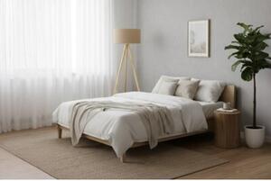 Lampa podłogowa trójnóg naturalny Light Home LH Juta 1xE27 44cm abażur walec beżowy