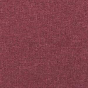 Sofa 2-osobowa z poduszkami, winna czerwieÅ, 120 cm, tkanina