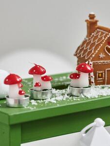 Sinsay - Świeczki 3 pack - czerwony