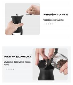 Ręczny Młynek Do Kawy Żarnowy Ceramiczne Żarno Precyzyjne Mielenie Ziaren