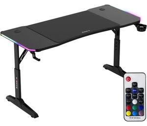 Biurko gamingowe HUZARO Hero 3.6 RGB Czarny