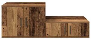Szafka do przechowywania 2 szt. stare drewno 108 x 41 x 40 cm