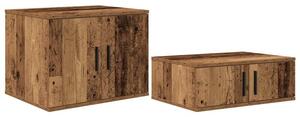 Szafka do przechowywania 2 szt. stare drewno 108 x 41 x 40 cm