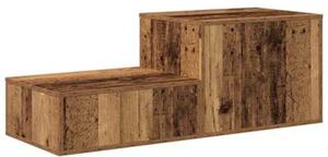 Szafka do przechowywania 2 szt. stare drewno 108 x 41 x 40 cm