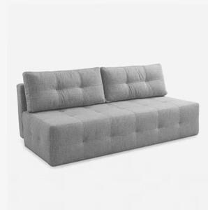 Sofa Rozkładana Kanapa z Funkcją Spania Dwuosobowa Do Salonu Szara MORANA