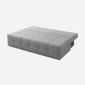 Sofa Rozkładana Kanapa z Funkcją Spania Dwuosobowa Do Salonu Szara MORANA