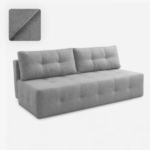 Sofa Rozkładana Kanapa z Funkcją Spania Dwuosobowa Do Salonu Szara MORANA