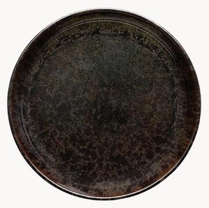 Komplet talerzy deserowych z kamionki Surface, 4 elem